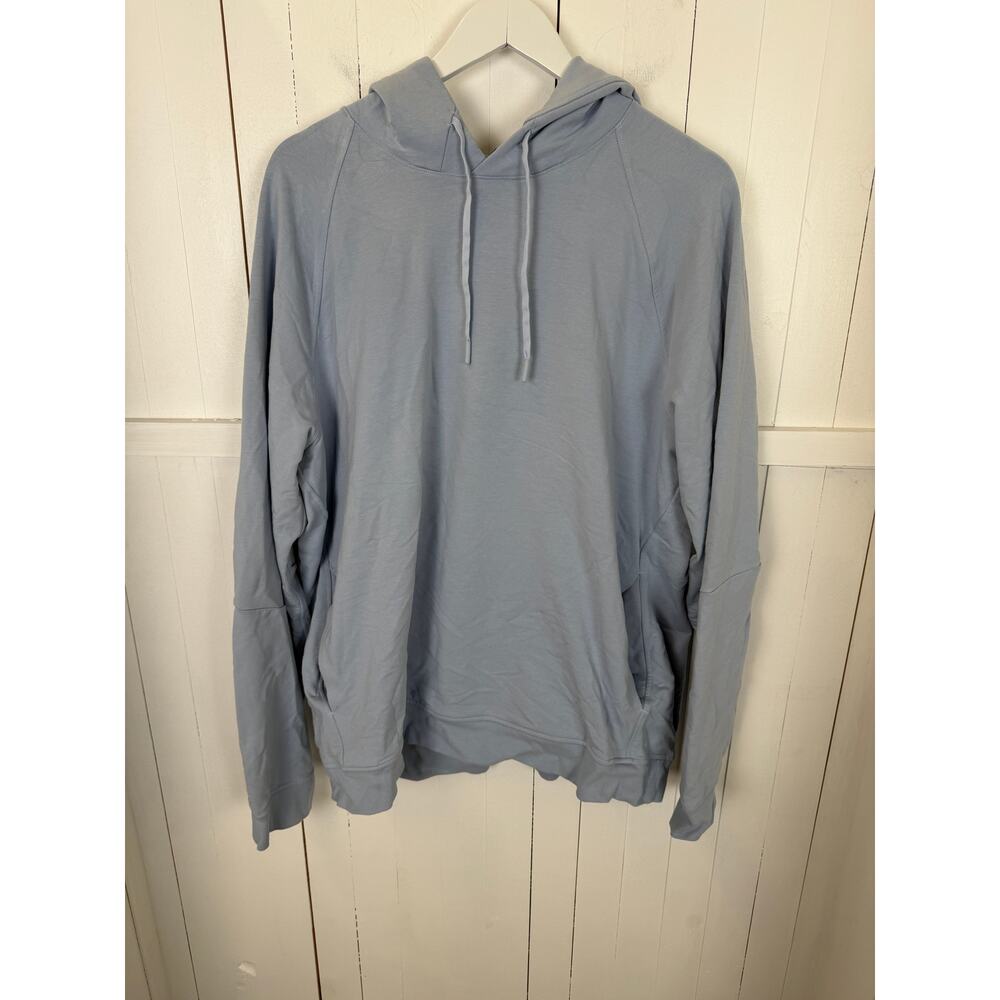 Lululemon Blue 2XL Men's Pullover Hoodie Polyester